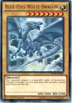 Blue-Eyes White Dragon - MVP1-EN055 - Ultra Rare - 1st Edition - YuGiOh Card - Image 1