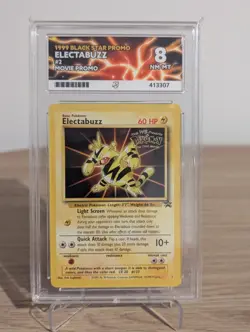 Electabuzz Black Star Promo #2 First Movie Pokemon Card ACE 8 - Image 1