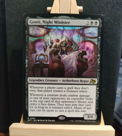 Gonti, Night Minister - Aetherdrift - Rare - NM (see pics) MTG - Image 1