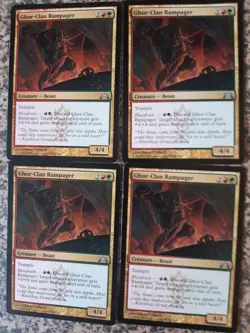 MTG - 4 X Ghor-Clan Rampager - Gatecrash - Image 1