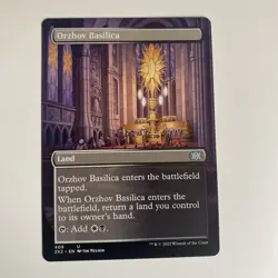 NM Borderless Orzhov Basilica #409 Double Masters 2022 2X2 - Image 1