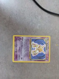🔥 Alakazam 1/102 🔥 Original Holo Rare Base Set Pokemon Card 1999 WOTC TCG - Image 1