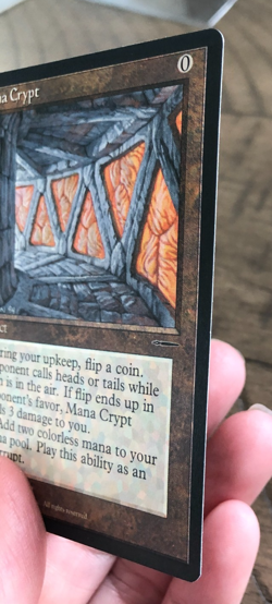 Magic The Gathering Mana Crypt Promo 1995 NM MTG - Image 3