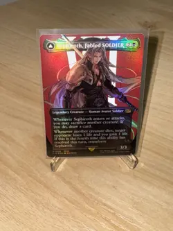 Sephiroth Fabled Soldier Borderless Foil ✅ Final Fantasy MTG 🎴Mythic 0382 🔶 - Image 1