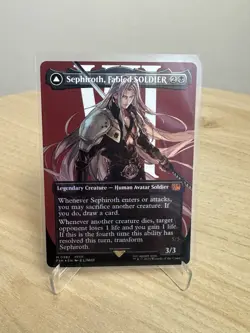 Sephiroth Fabled Soldier Borderless Foil ✅ Final Fantasy MTG 🎴Mythic 0382 🔶 - Image 3