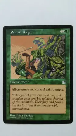 1x Primal Rage Stronghold -NM- Magic the Gathering - Image 1