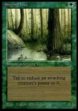 Magic MTG Arabian Nights Singing Tree MODERATELY PLAYED MP - Image 1