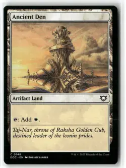 Ancient Den Commander: Edge of Eternities MAGIC MTG NM - Image 1