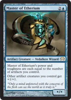 Planechase Master of Etherium x1 Light Play, English Magic Mtg M:tG - Image 1