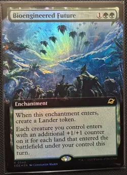 MTG Edge Of Eternities Bioengineered Future Extended Art Foil (Rare) - Image 1
