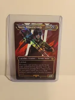 Noctis, Prince of Lucis (Borderless) Final Fantasy Surge Foil - NM - Image 1