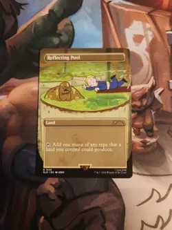 MTG Reflecting Pool 1535 Borderless Fallout Secret Lair - Image 1