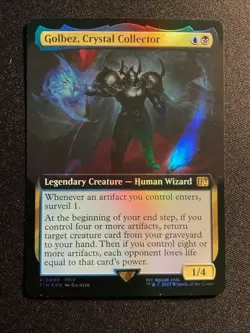 MTG Golbez, Crystal Collector (Extended Art) Final Fantasy Foil - Image 1