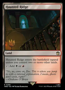 Magic The Gathering MTG HAUNTED RIDGE Doctor Who NM Near Mint - Image 1