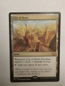 City of Brass - MTG - Double Masters 2022 Regular - NM - Image 1