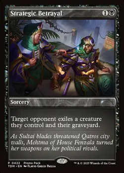 Strategic Betrayal - Foil - Promo Pack Light Play, English Magic the Gathering M - Image 1