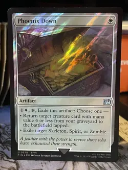 Phoenix Down SURGE FOIL Final Fantasy NM MTG Magic Card - Image 1