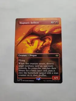 MTG - Magmatic Hellkite (Borderless) TDM-Regular Rare #0380 - Image 1