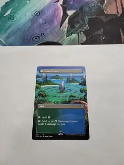 MTG - Yavimaya Coast (Borderless) Dominaria United Regular Rare #382 - Image 2