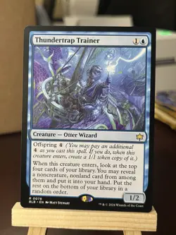 Thundertrap Trainer 0078 Magic The Gathering Bloomburrow Regular - Image 1
