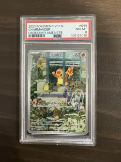 Charmander SVP044 •PSA 8 NM-MT• Scarlet & Violet: Obsidian Flames Promo ETB 2023 - Image 1