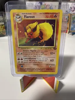Pokemon TCG Flareon Jungle 3/64 Holo Unlimited Holo Rare Italian - Image 1