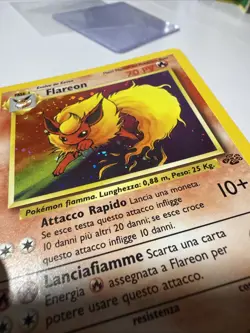 Pokemon TCG Flareon Jungle 3/64 Holo Unlimited Holo Rare Italian - Image 4