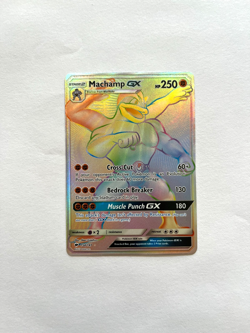 Machamp GX (Secret) 154/147 Sm-Burning Shadows Holo Ultra Rare Pokemon card - Image 1
