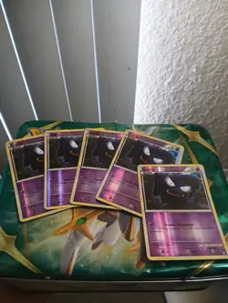 5 Gastly 63/102 Triumphant Reverse Holo Pokemon Card NM - Image 1