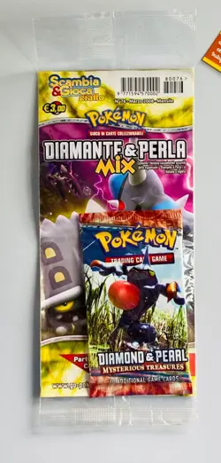 Pokemon Pack Diamond & Pearl Mysterious Treasures Scambia e Gioca Sealed English - Image 1