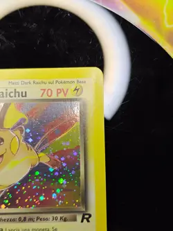 Pokemon Dark Raichu 1st Edition 83/82 Team Rocket Holo LP Secret Rare 🌀 SWIRL - Image 5