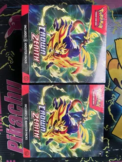 Pokemon TCG Crown Zenith Booster Bundle - 6 Pack 2 BOOSTER BUNDLES 820650858963 - Image 1