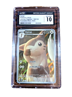 Furret Illustration Rare #168 - CGC GEM MINT 10 - Journey Together - Pokemon TCG - Image 1