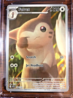 Furret Illustration Rare #168 - CGC GEM MINT 10 - Journey Together - Pokemon TCG - Image 2