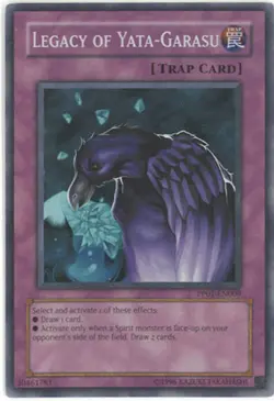 Yu-Gi-Oh Card - PP01-EN009 - LEGACY OF YATA-GARASU (super rare holo) - NM - Image 1