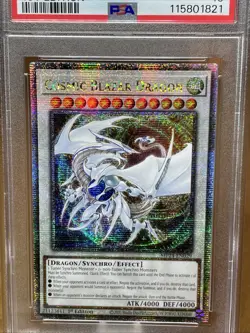 Yu-Gi-Oh - Cosmic Blazar Dragon - MP24-EN029 QCR - PSA 10 (July 25) - Image 2