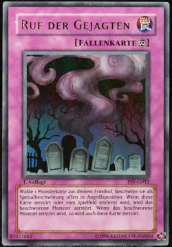 Yu-Gi-Oh! Ruf Der Gejagten PSV-G012 1.Edition (1st) Ultra Rare [EX] | DE 2002 - Image 1