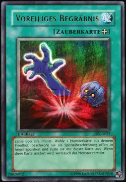 Yu-Gi-Oh! Voreiliges Begrabnis PSV-G037 1.Edition Ultra Rare [NM-MINT] | DE 2002 - Image 1