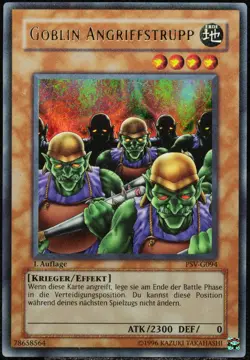 Yu-Gi-Oh! Goblin-Angriffstrupp PSV-G094 1.Edition Ultra Rare [NM-MINT] | DE 2002 - Image 1