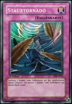 Yu-Gi-Oh! Staubtornado PSV-G011 1.Auflage (1st Edition) Super Rare [NM]| DE 2002 - Image 1