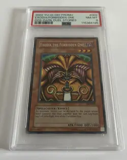 Exodia The Forbidden One DDS-003 2002 prismatic Secret Dark Duel Stories PSA 8 - Image 2