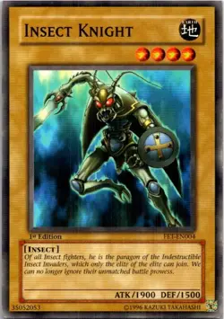 Insect Knight #FET-EN004 Yugioh Lightly played 1st Edition - Image 1