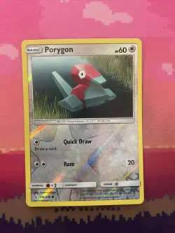 Pokemon Card Porygon Unbroken Bonds Reverse Holo 155/214 Near Mint - Image 1