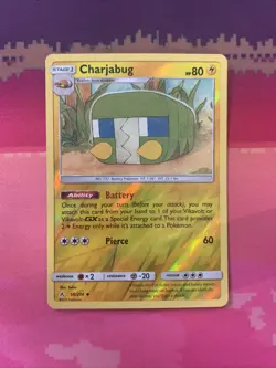 Pokemon Card Charjabug Unbroken Bonds Reverse Holo 58/214 Near Mint - Image 1