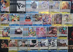 One Piece TCG - OP11 Blue/Yellow Nami Deck + 50 Extra Cards - Image 1