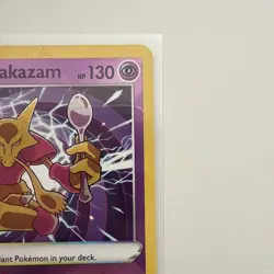Pokemon Radiant Alakazam TCG Silver Tempest Card 059/195 Holo - Image 3