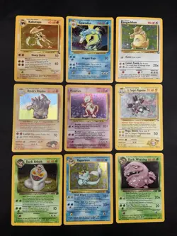Pokemon Vintage Rare Holo Card Lot Base Set, Fossil, Jungle, Team Rocket MP/HP - Image 1