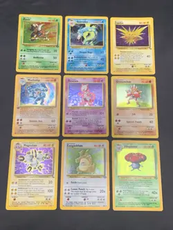 Vintage Holo Rare Pokemon Card Lot WOTC Base Set 1st Edition Jungle Fossil MP/HP - Image 1