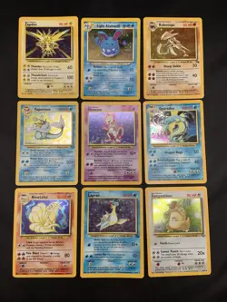 Vintage Pokemon Card Collection lot - Rare Holo Pokemon Cards - MP/HP - WOTC - Image 1