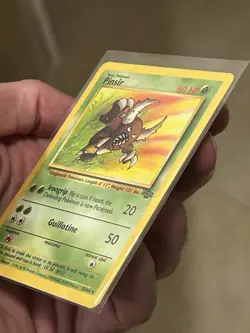 1999 Pokemon TCG Pinsir Jungle 25/64 Regular Unlimited Rare Vintage Card LP - Image 4